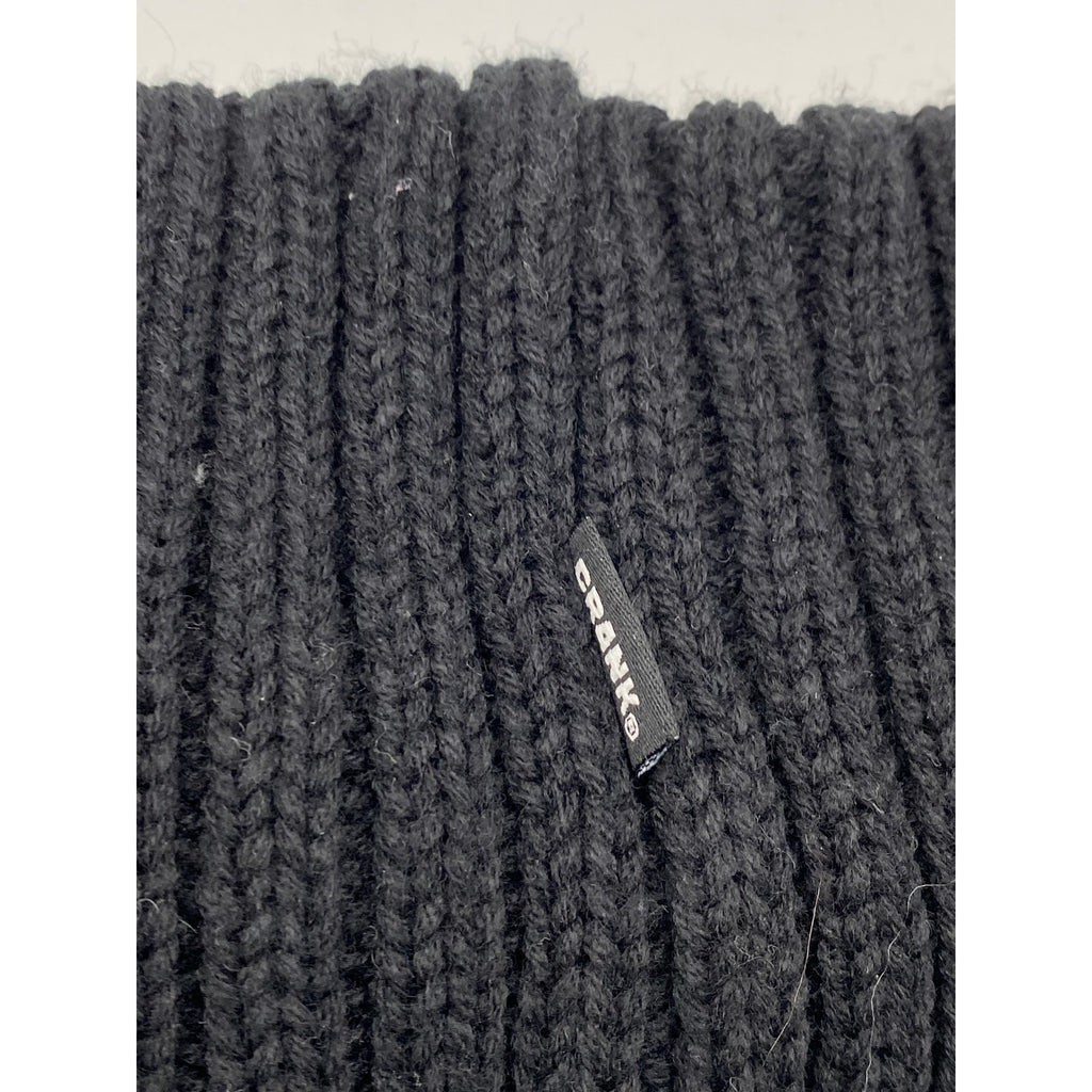 CRANK Women's Black Knit Logo Winter Headband SZ OS