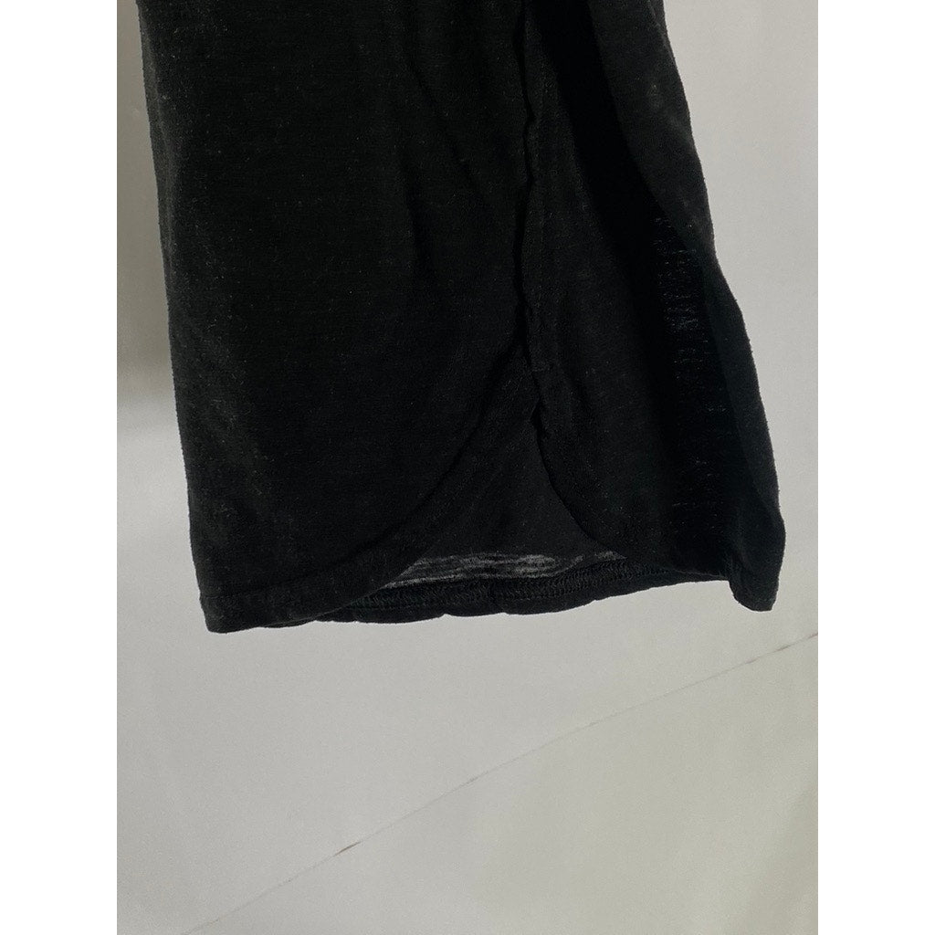 OLD NAVY ACTIVE Women’s Black-White Postive Mind Positive Vibes Tank Top SZ S