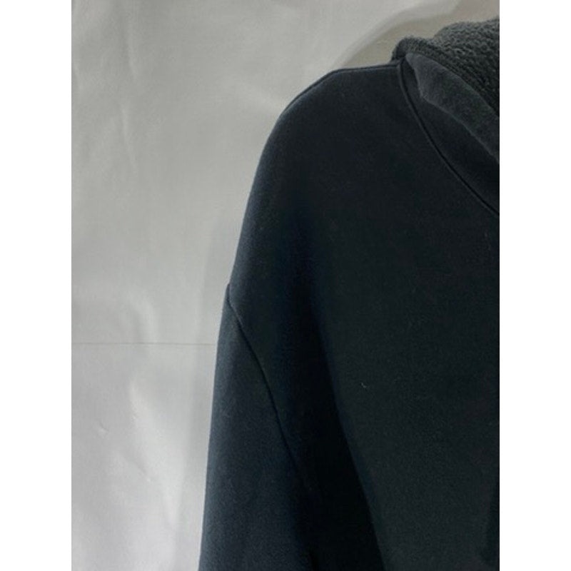ALTERNATIVE Women's Black Giant Spoon Coordinates Graphic Zip-Up Sweater SZ M