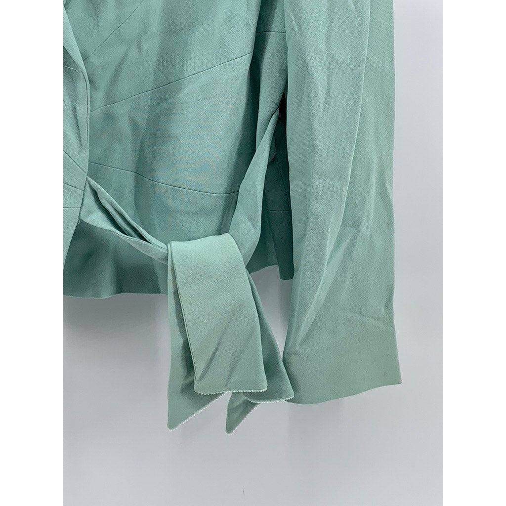 CARLISLE Women's Vintage Teal 3pc Pant Suit Set SZ 10