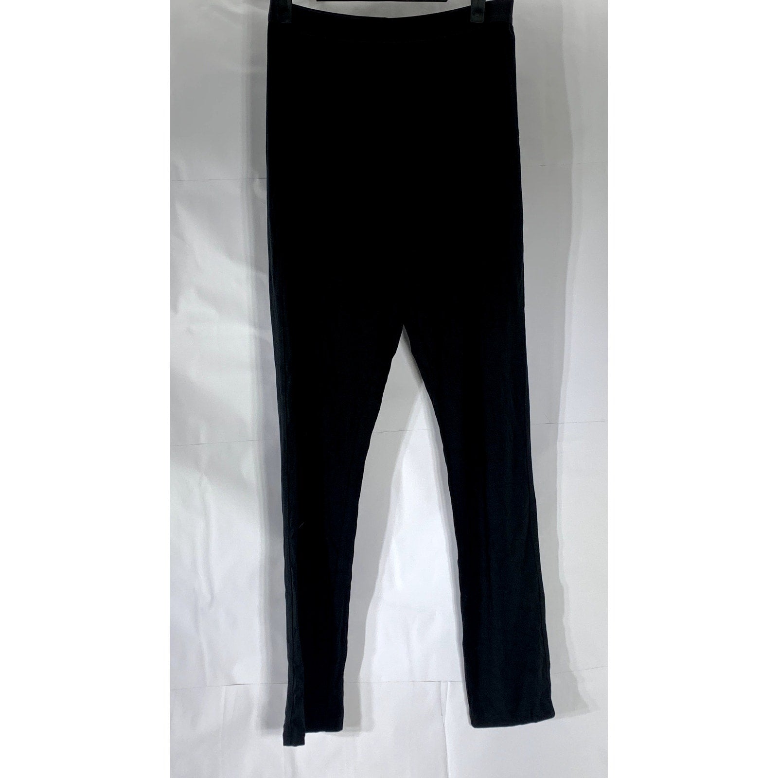 ME UNDIES Women’s Solid Black Elastic Waist Pull-On Layer Leggings SZ M