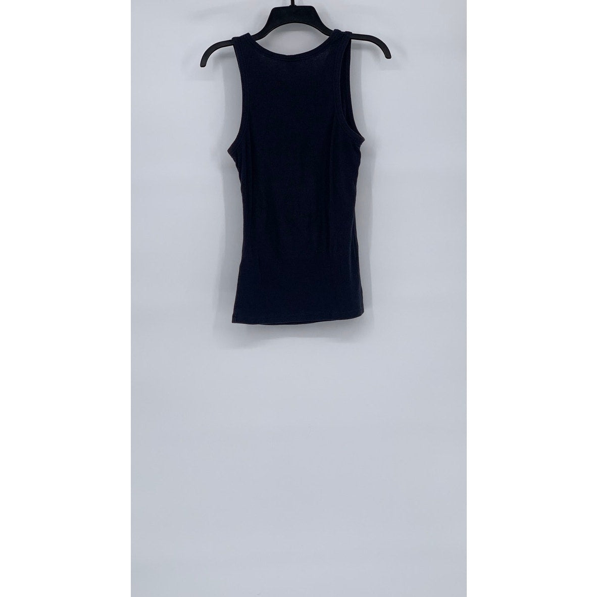 SAMSOE SAMSOE Women's Sky Captain Blue Ribbed Crewneck Alexo Tank Top SZ S