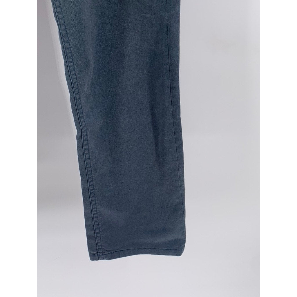 HURLEY Men's Gray Solid Straight-Leg Dri-Fit Worker Pants SZ 32