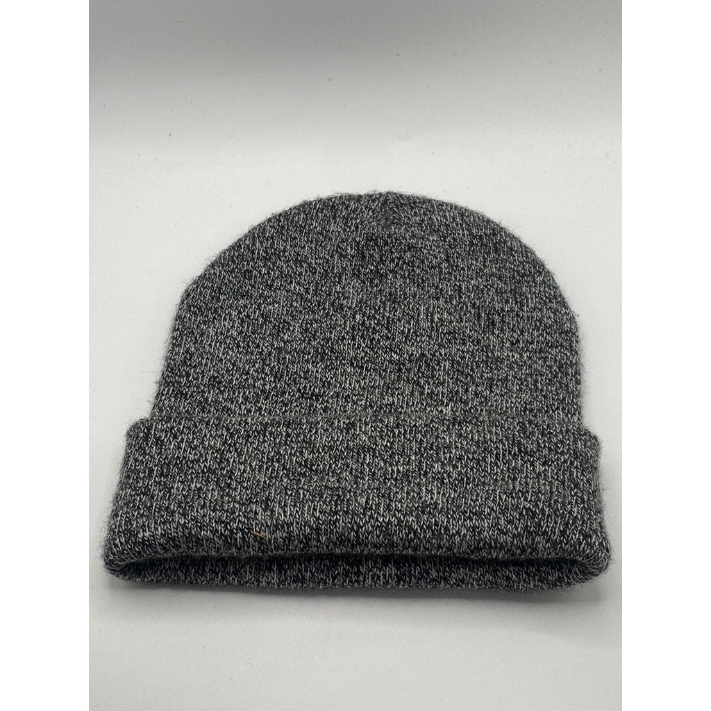 AMERICAN APPAREL TUQUE Unisex Heather Gray Cuffed Winter Beanie SZ OS