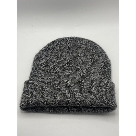 AMERICAN APPAREL TUQUE Unisex Heather Gray Cuffed Winter Beanie SZ OS