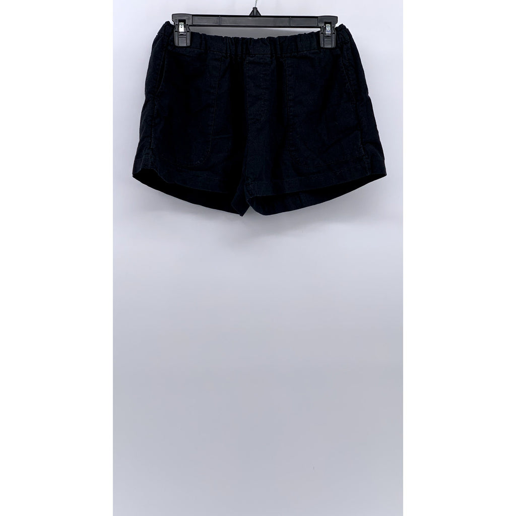 BANANA REPUBLIC Women's Black Petite Linen Blend Shorts SZ XS/P