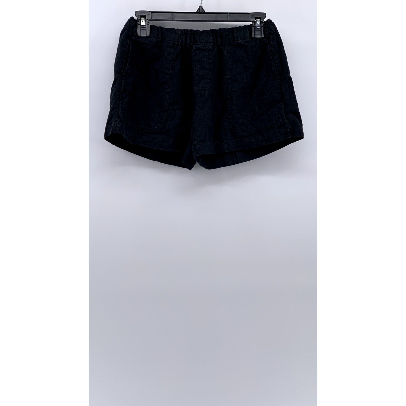 BANANA REPUBLIC Women's Black Petite Linen Blend Shorts SZ XS/P