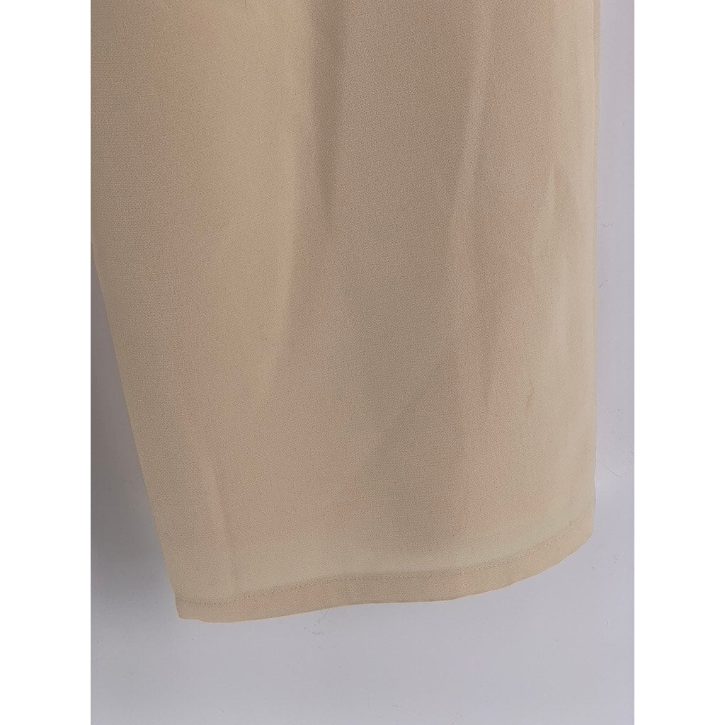 INC INTERNATIONAL CONCEPTS Women's Beige Button-Front Pants SZ 12