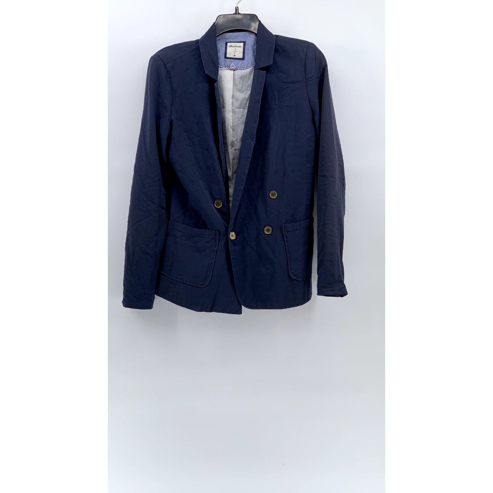 STRADIVARIUS Women's Navy Double Breast Blazer SZ M