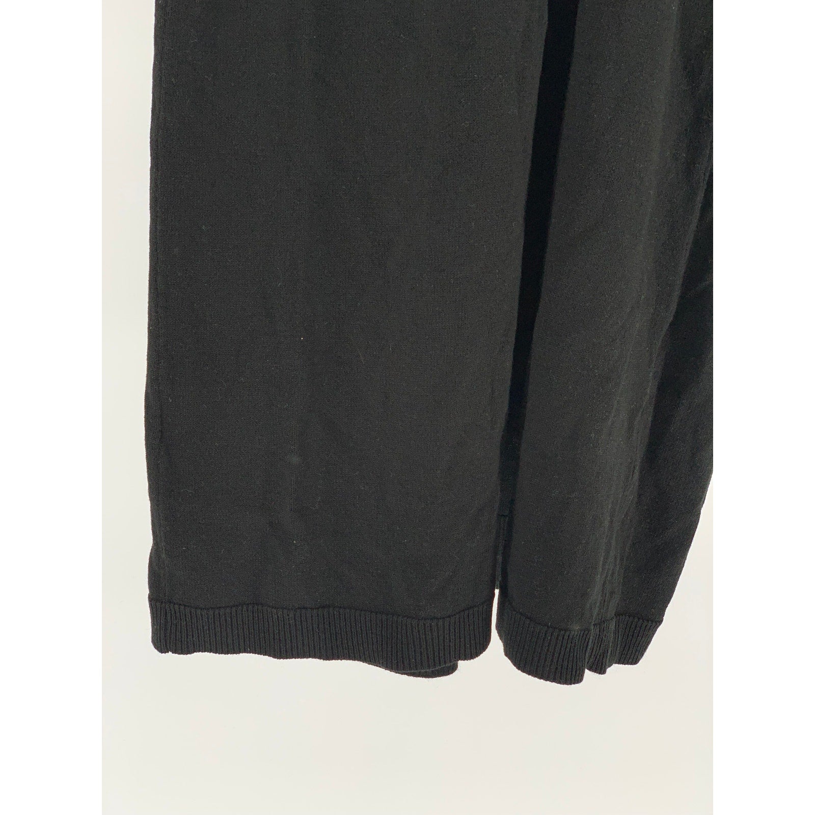 GU Women's Black Knit Halter Sleeveless Pullover Midi Dress SZ S