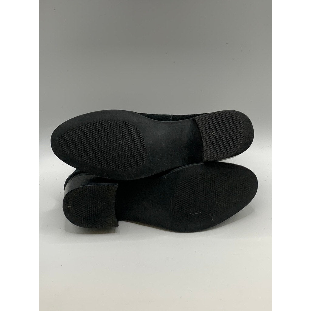 STEVE MADDEN Women's Black Suede Dover Ankle Boots SZ 6.5