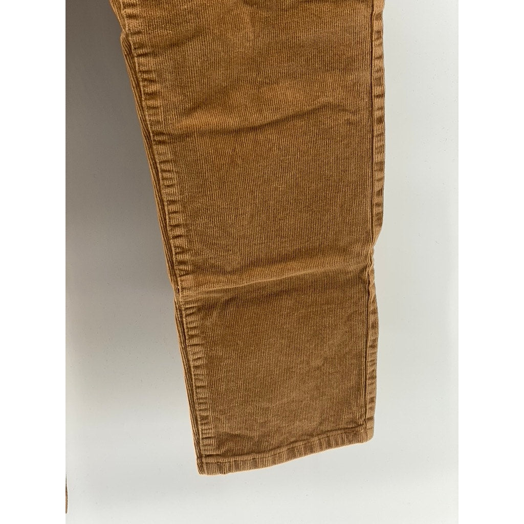 BANANA REPUBLIC Women's Tan Corduroy High-Rise Slim Pant SZ 27/4
