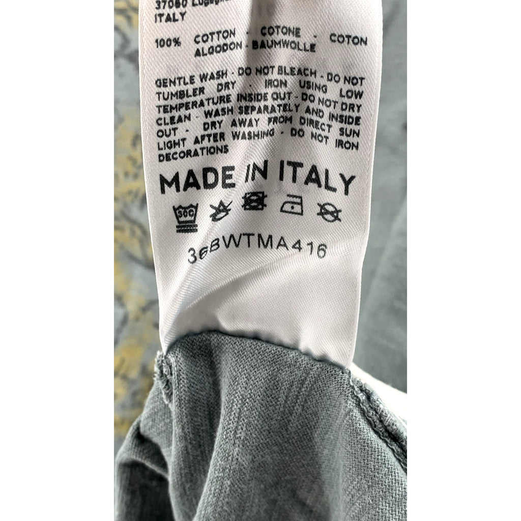 BOWERY NYC Men's Green Crewneck World Tour 91' Graphic Short Sleeve T-Shirt SZ M