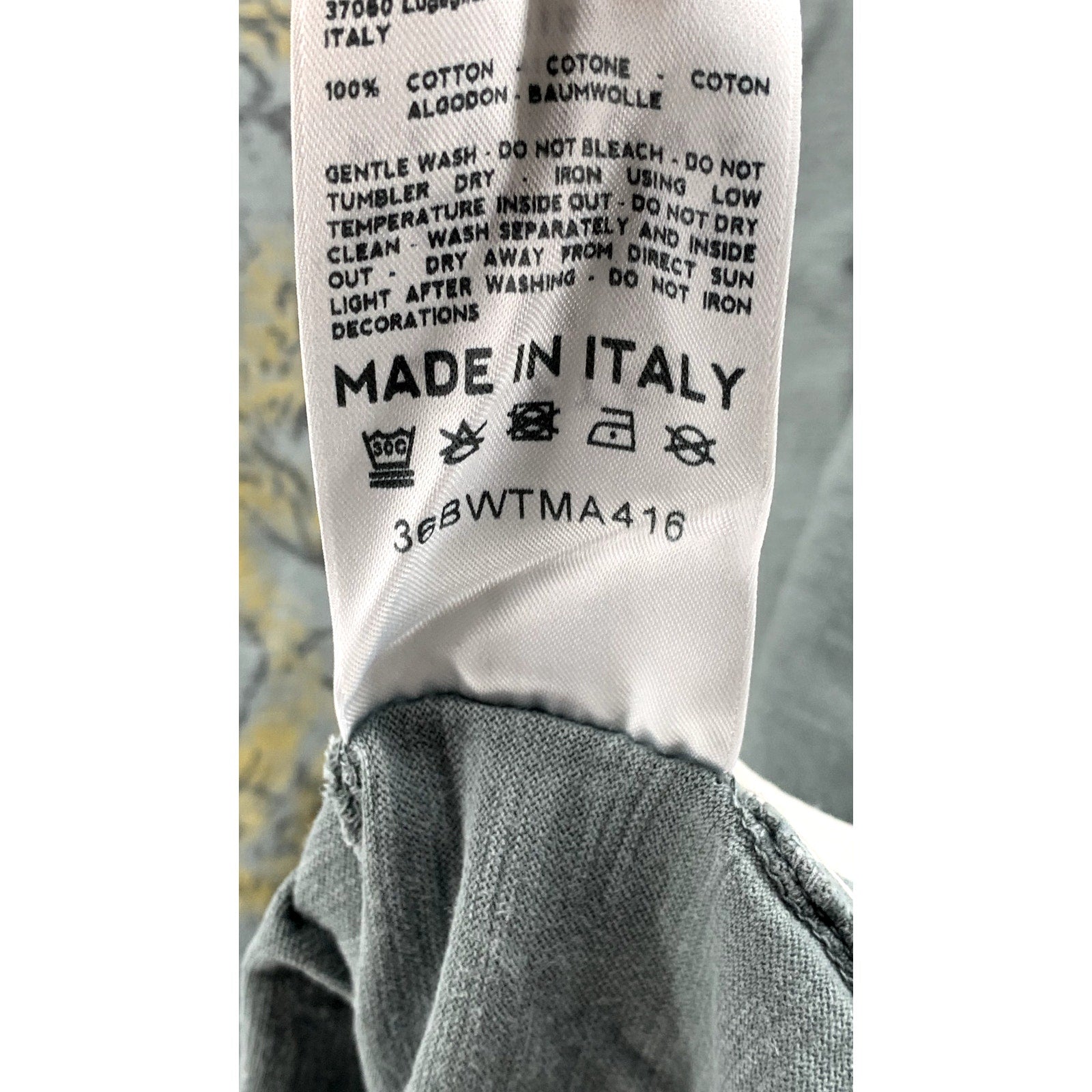 BOWERY NYC Men's Green Crewneck World Tour 91' Graphic Short Sleeve T-Shirt SZ M