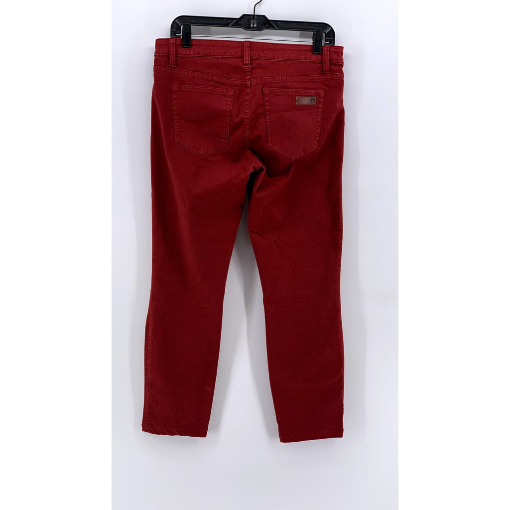 JOE'S Women's Red Skinny Visionaire Cotton-Blend Pant SZ 29