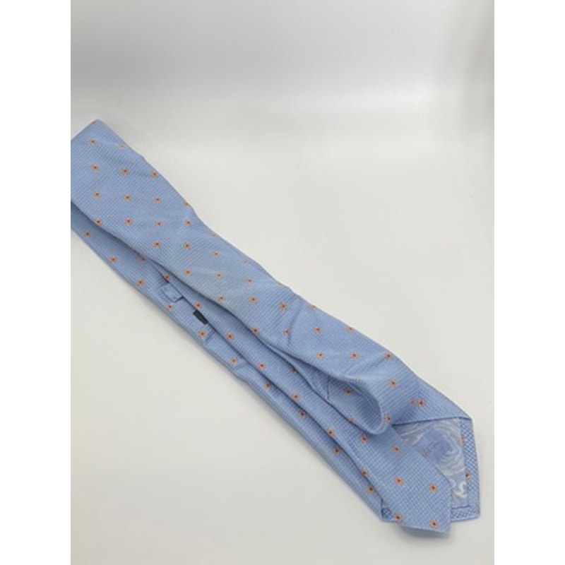 JOHN. W NORDSTROM Men's Light Blue/Orange Floral Silk Tie OS