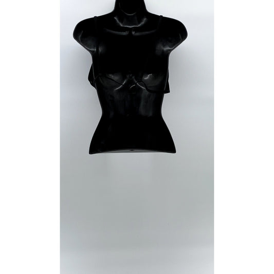 ALEXANDER WANG Women's Black Logo Embellished Tie-Back Bikini Top SZ XL