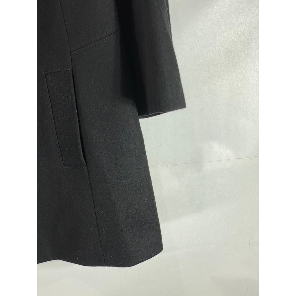 FORECARSTER OF BOSTON Women's Plus Black Wool-Blend Single Breasted Coat SZ 20W