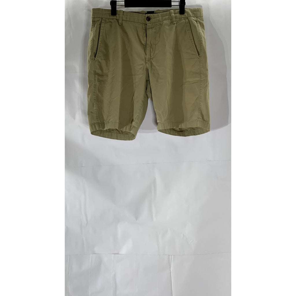 GAP Men's Tan Regular-Fit Chino Shorts SZ 33