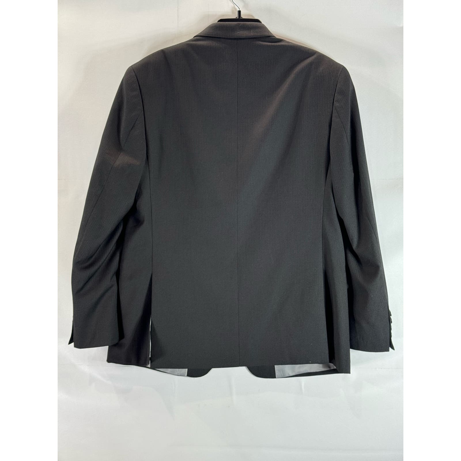 CARAVELLI Men's Black Extra Slim Single Breast Two-Button Blazer SZ 42