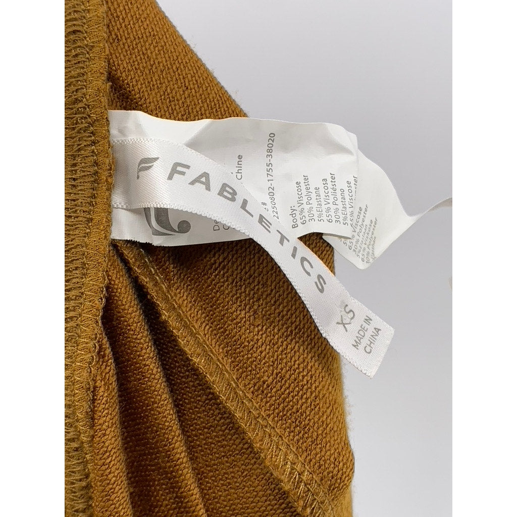 FABLETICS Women's Camel Brown Drawstring Pull-On Jogger Pants SZ XS