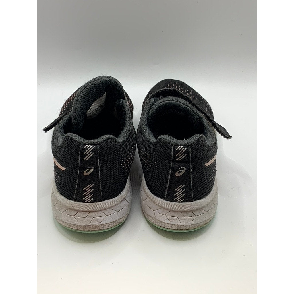 ASCIS Girls' Black Mesh Lazerbeam Running Lace-Up Sneakers SZ 2