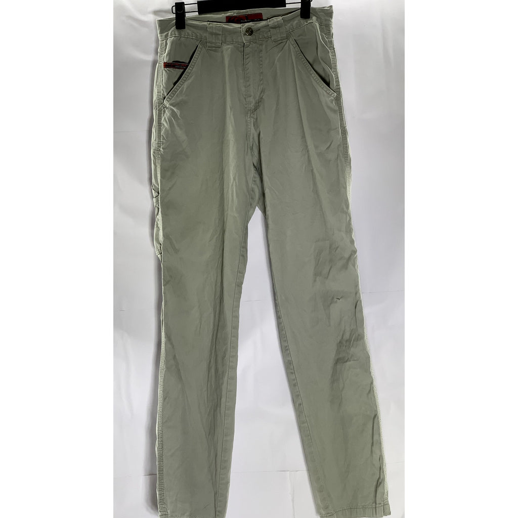 QUIKSILVER Men's Vintage Gray Barney Seawashed Canvas Straight-Leg Pant SZ 28