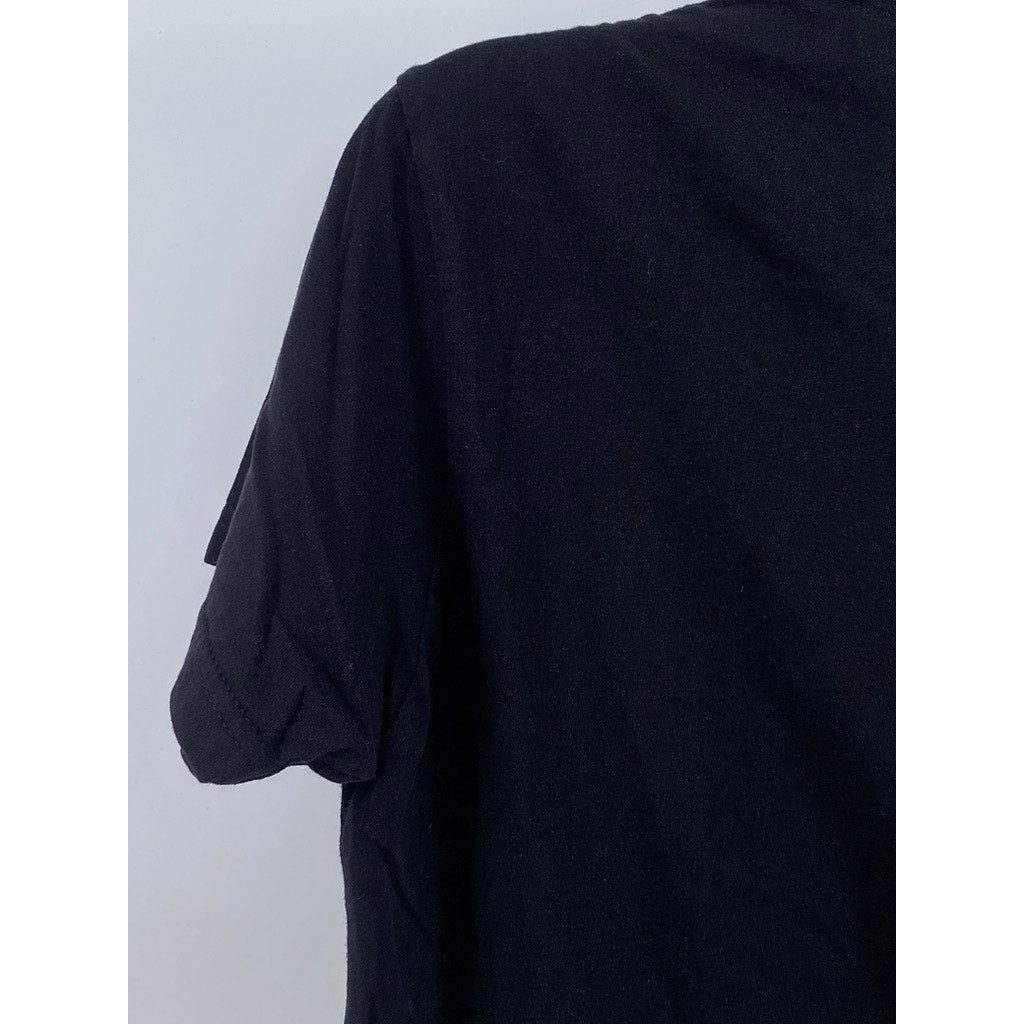 NEXT LEVEL APPAREL Men’s Black Astronaut Crewneck Short Sleeve T-Shirt SZ S