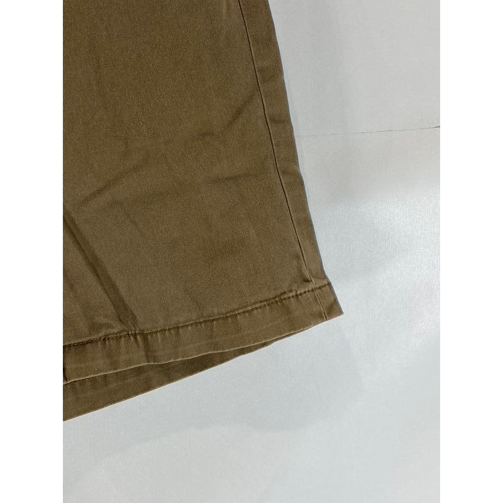 STANDARD CLOTH Men's Tan Skinny Four-Pocket Chino Shorts SZ 32