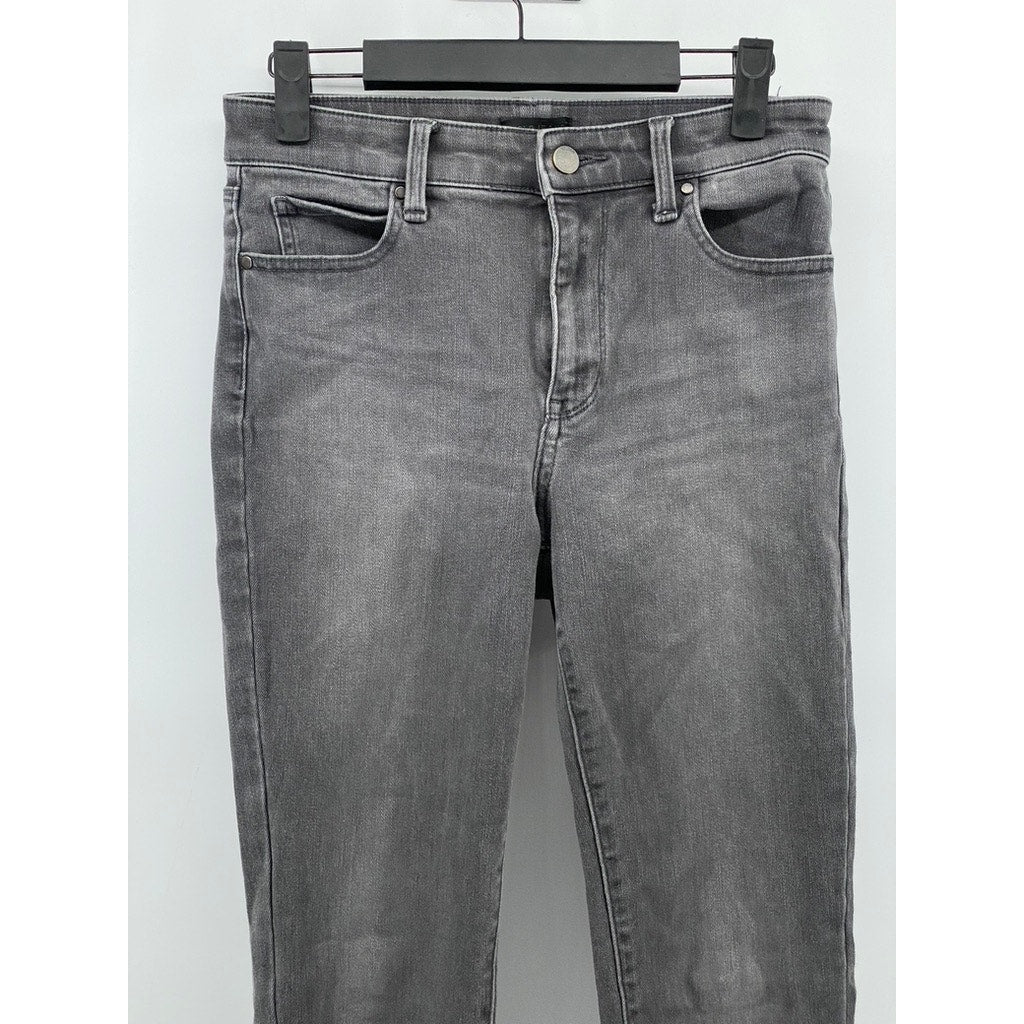 UNIQLO JEANS Women's Black Denim Ultra-Stretch High-Rise Skinny-Leg Jeans SZ 26
