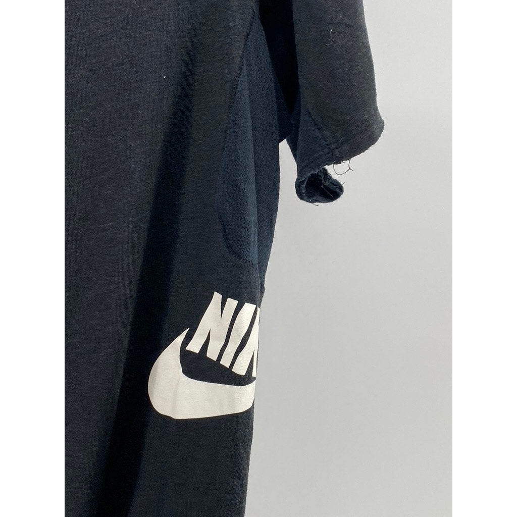 NIKE SB Men's Black Crewneck Dri-Fit Short Sleeve Active T-Shirt SZ M