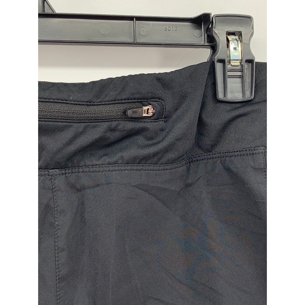 NIKE Women's Black Solid Dri-Fit Running Shorts SZ S