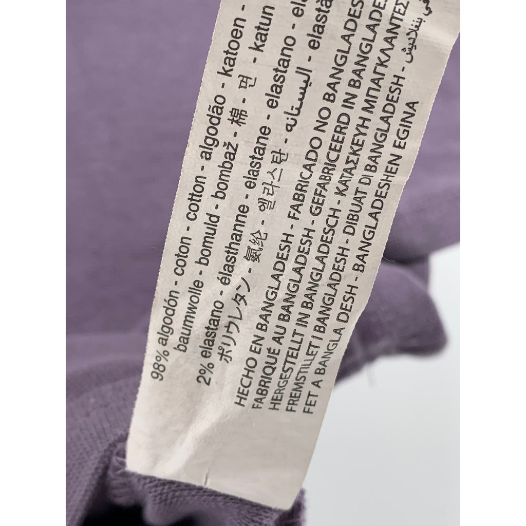 ZARA Women's Lavender Purple Casual Crewneck Short Sleeve Knit Cropped Top SZ S