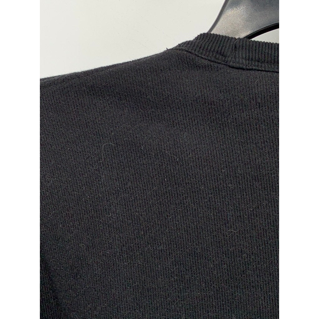 LEVI'S Men's Black Square Logo Sweatshirt SZ L