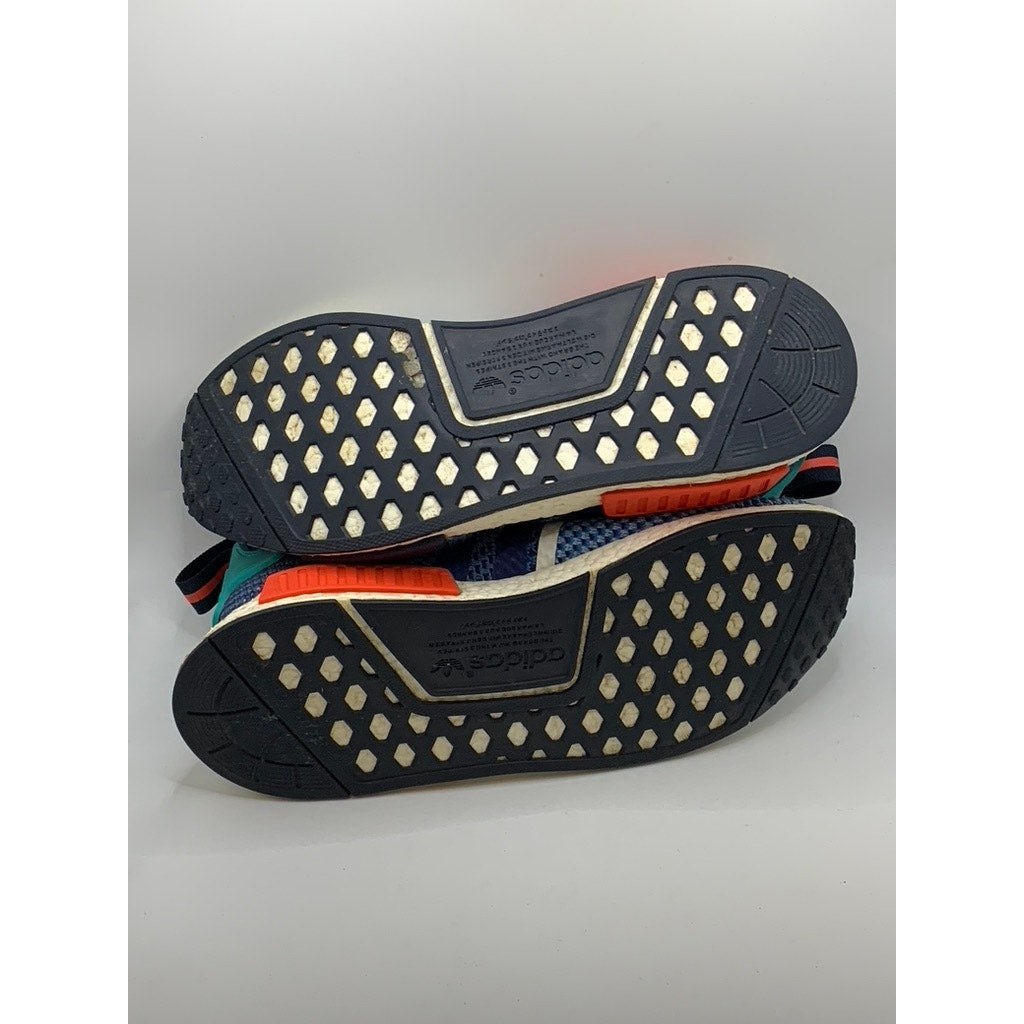 ADIDAS Men's Multicolor Mesh NMD_R1 Packers Sneakers SZ 9.5