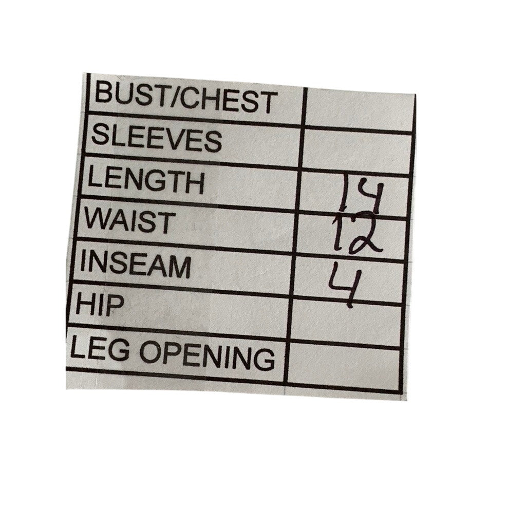 OAK+FORT Women's Black Frayed Denim High-Rise Shorts SZ S