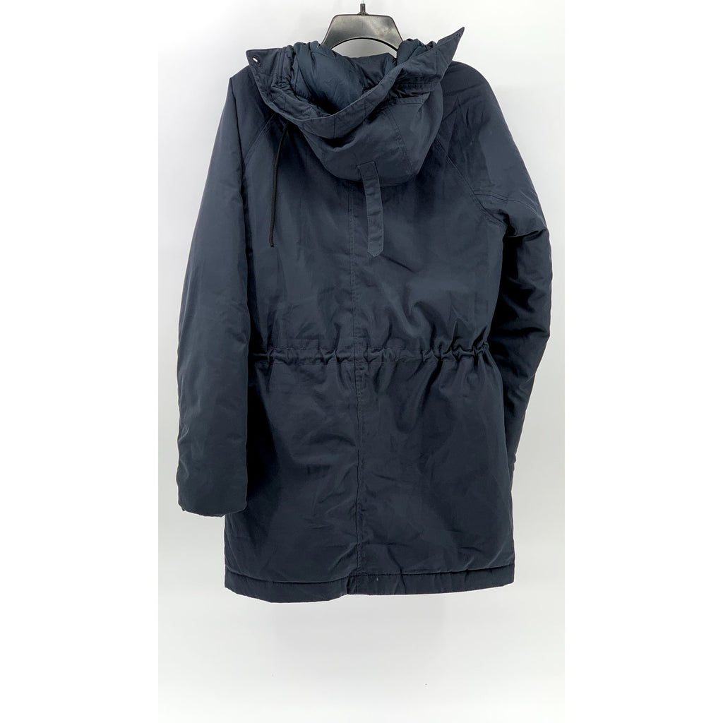 EVERLANE Men's Navy The Renew Long Parka Jacket SZ S