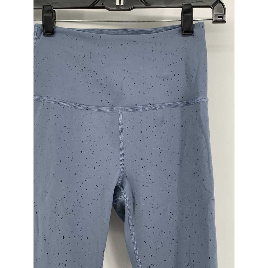BEYOND YOGA Women's Pale Blue Speck High-Rise Leggings SZ S