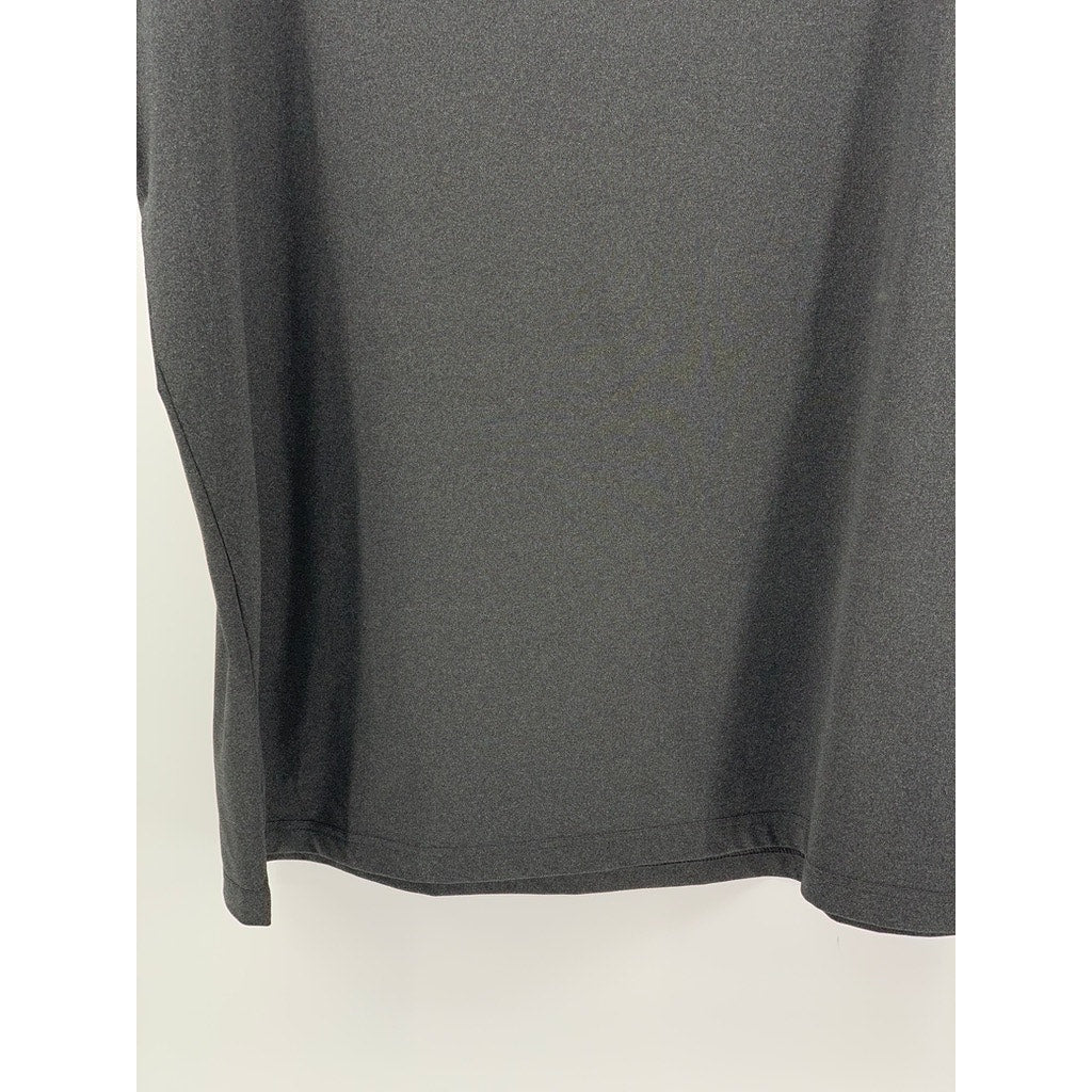 UNBRANDED Men's Charcoal Gray Short Sleeve Regular Fit Polo Shirt SZ 2XL