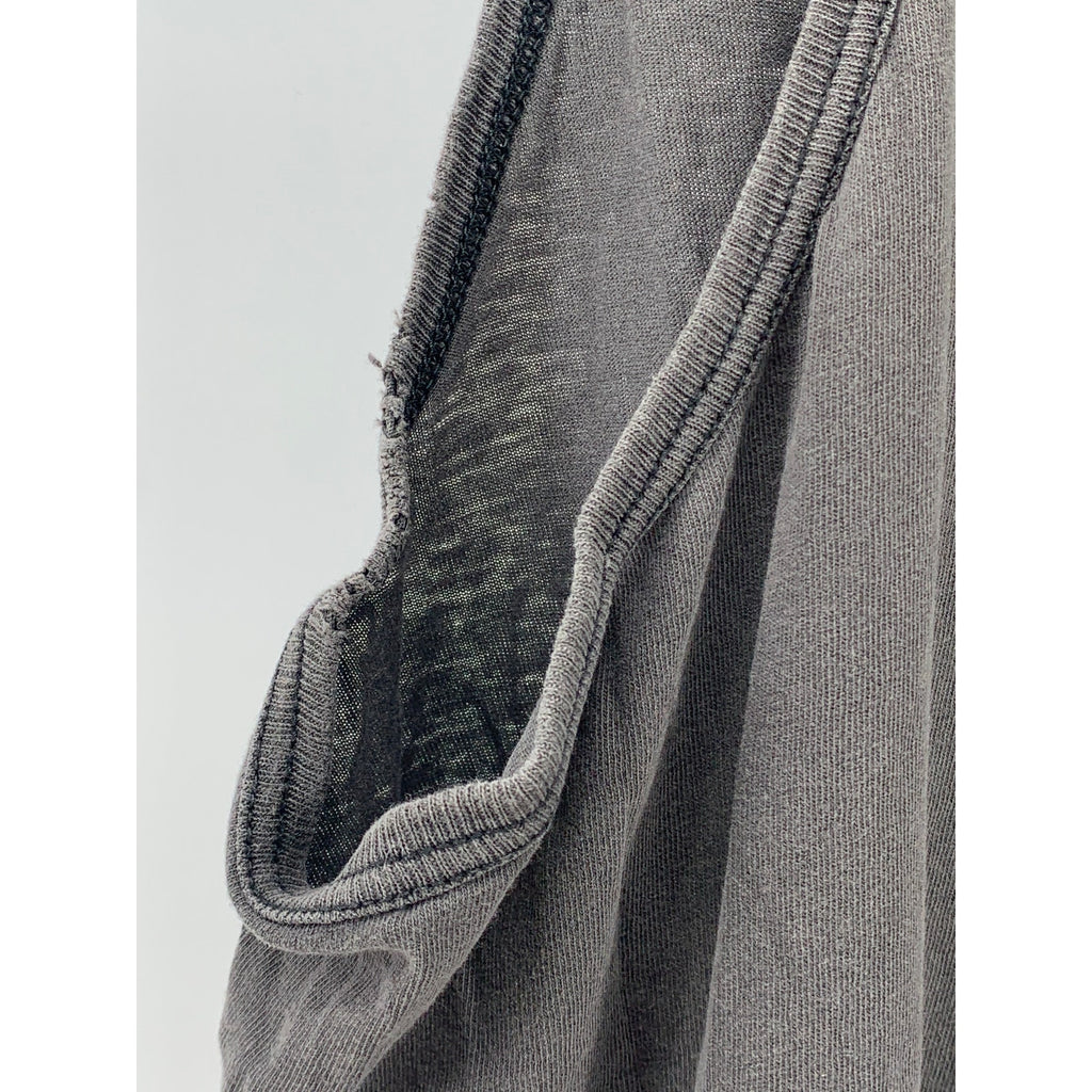 SEASONS Men's Gray Distressed Cape Cod Logo Scoop-Neck Pullover Tank SZ M