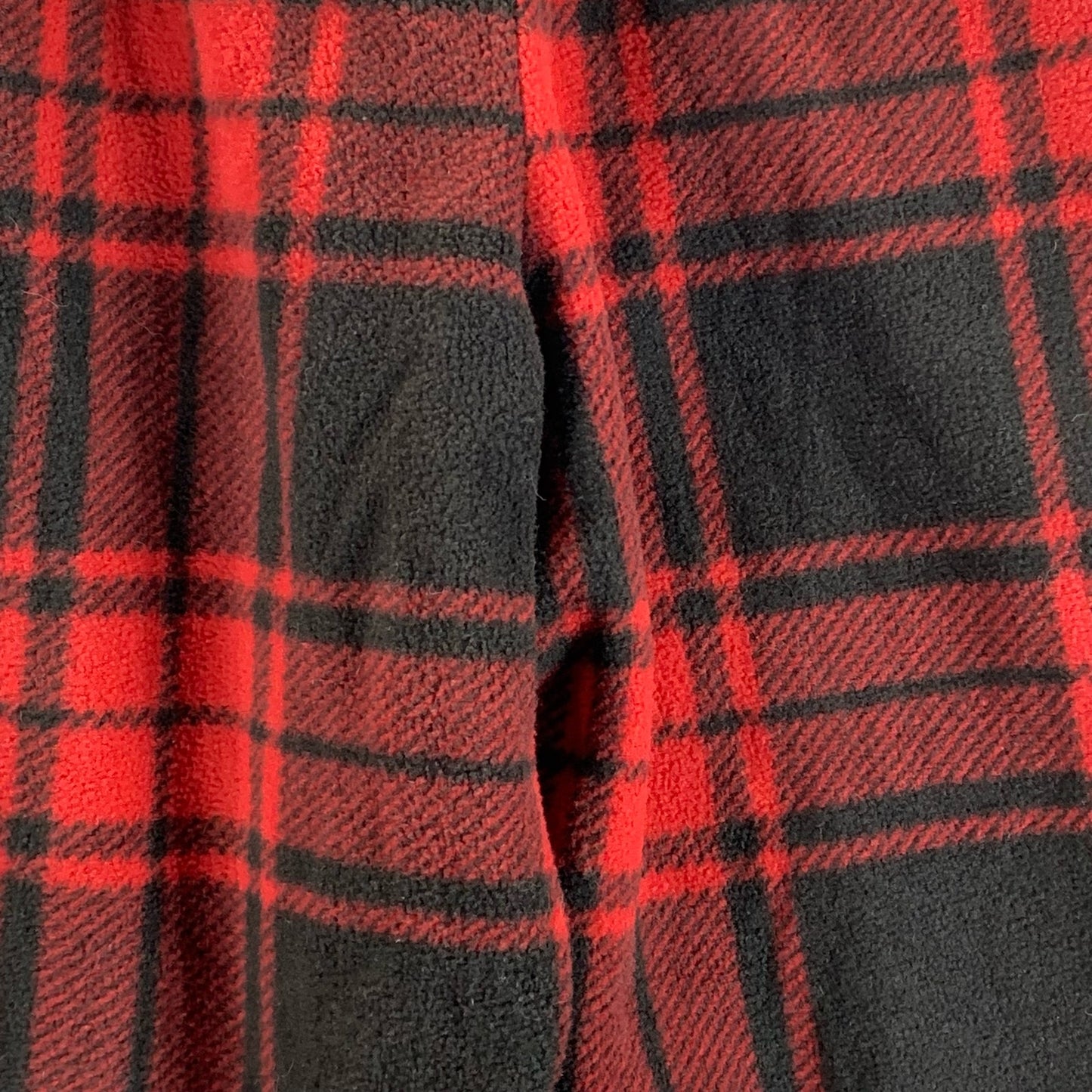 SPYDER Men's Black/Red Plaid Drawstring Relaxed-Fit Pull-On Pajama Pants SZ M