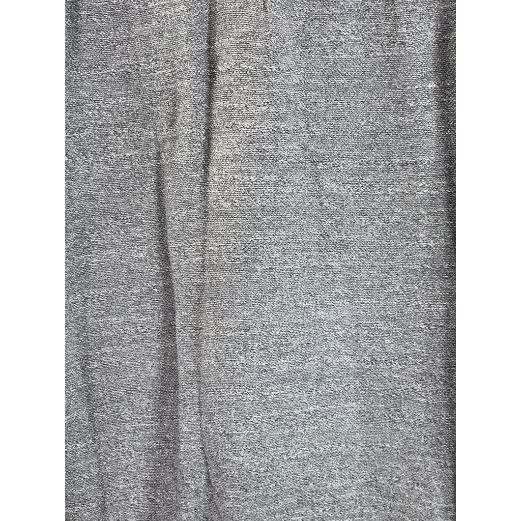 J. CREW Men's Gray Heathered Cotton Quarter-Zip Pullover Sweater SZ 2XL