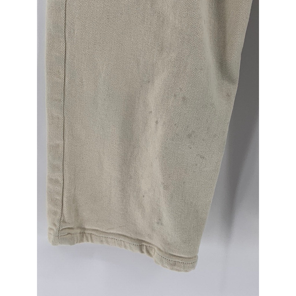 WILFRED FREE Women's Beige High-Rise Large Pocket Straight-Leg Utility Pant SZ 2