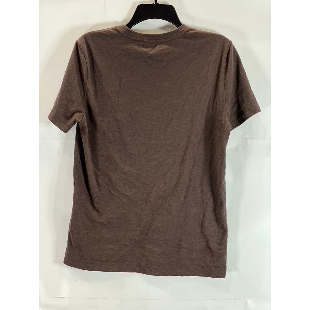 BANANA REPUBLIC Men's Cabin Brown New York Skyline Graphic Crewneck T-Shirt SZ S