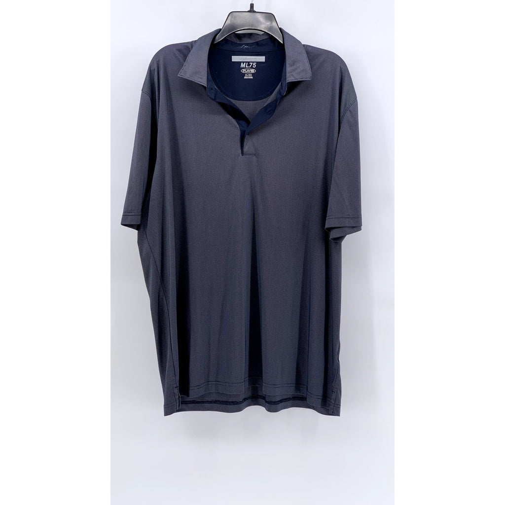 GREG NORMAN Men's Blue ML75 Play Dry Short Sleeve Polo Shirt SZ XL
