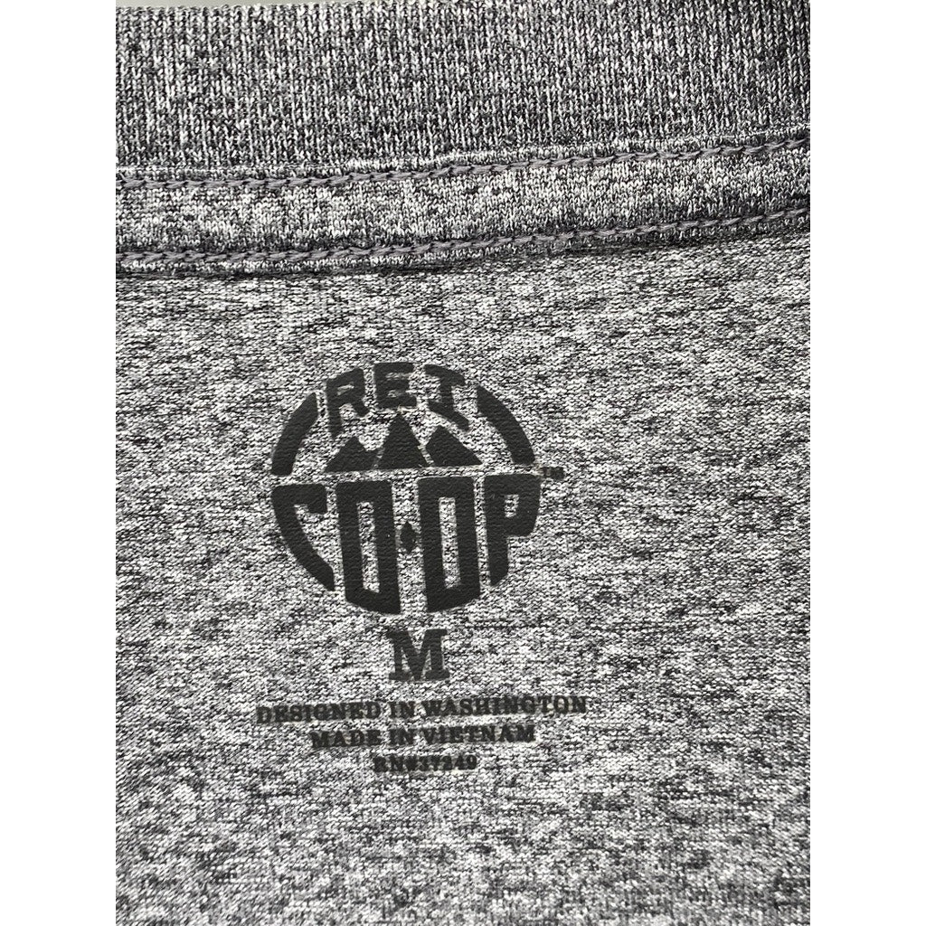 REI CO-OP Men's Charcoal Crewneck Short Sleeve Active T-Shirt SZ M