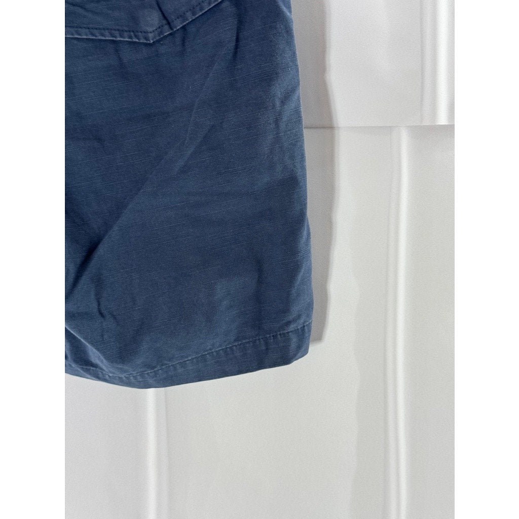 SATURDAYS NEW YORK CITY Men's Navy Regular-Fit Chino Shorts SZ 31