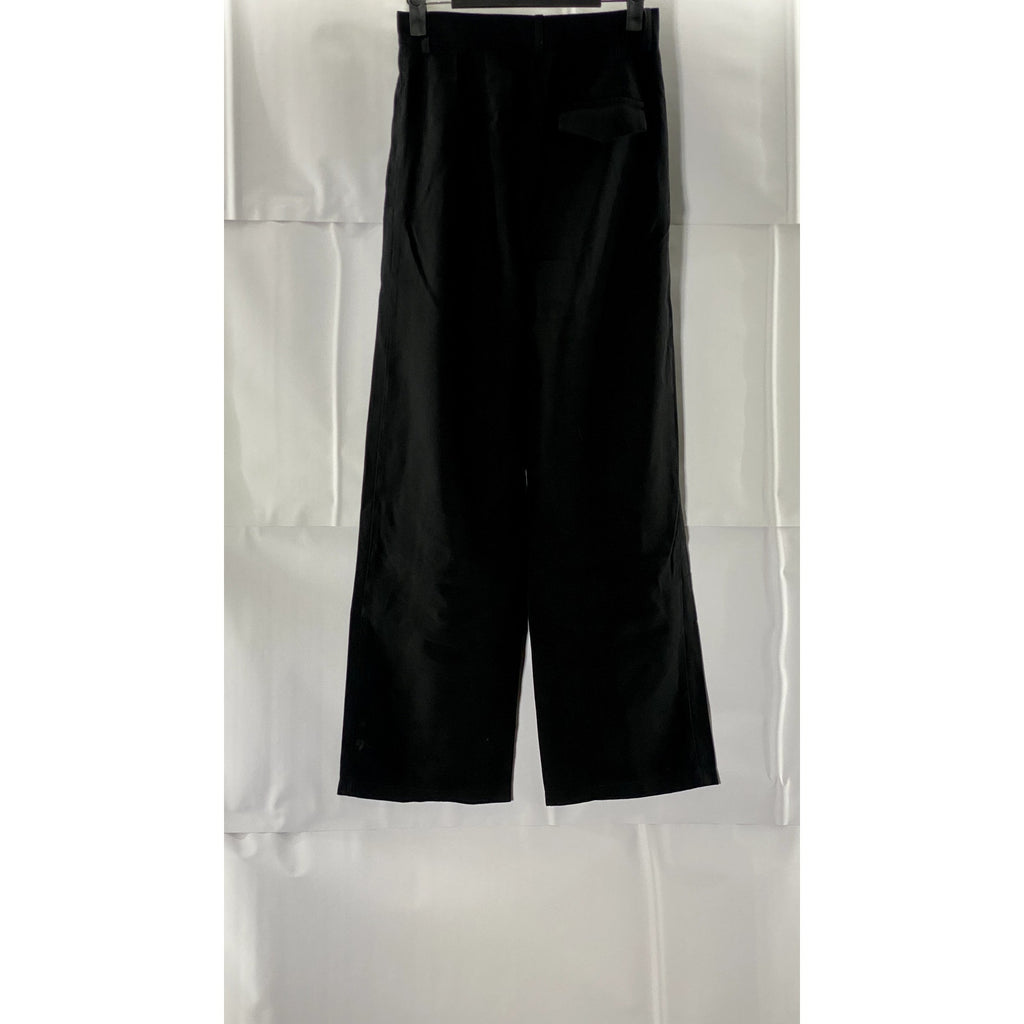 NICKILAM Women's Black Solid Straight-Leg Dress Pants SZ S