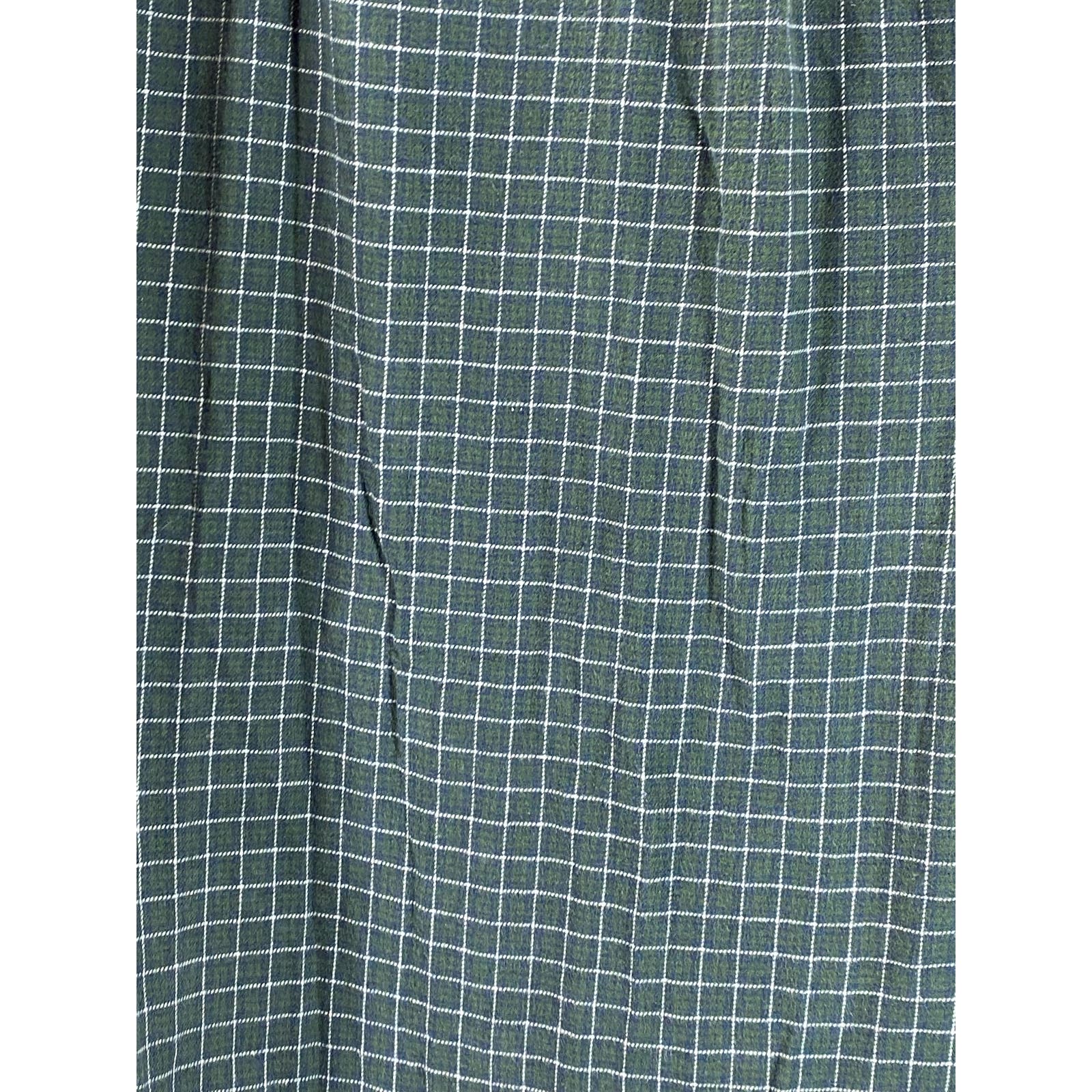 BROOKS BROTHERS Men's Green Gingham Original Polo Regent Regular-Fit Shirt SZ L