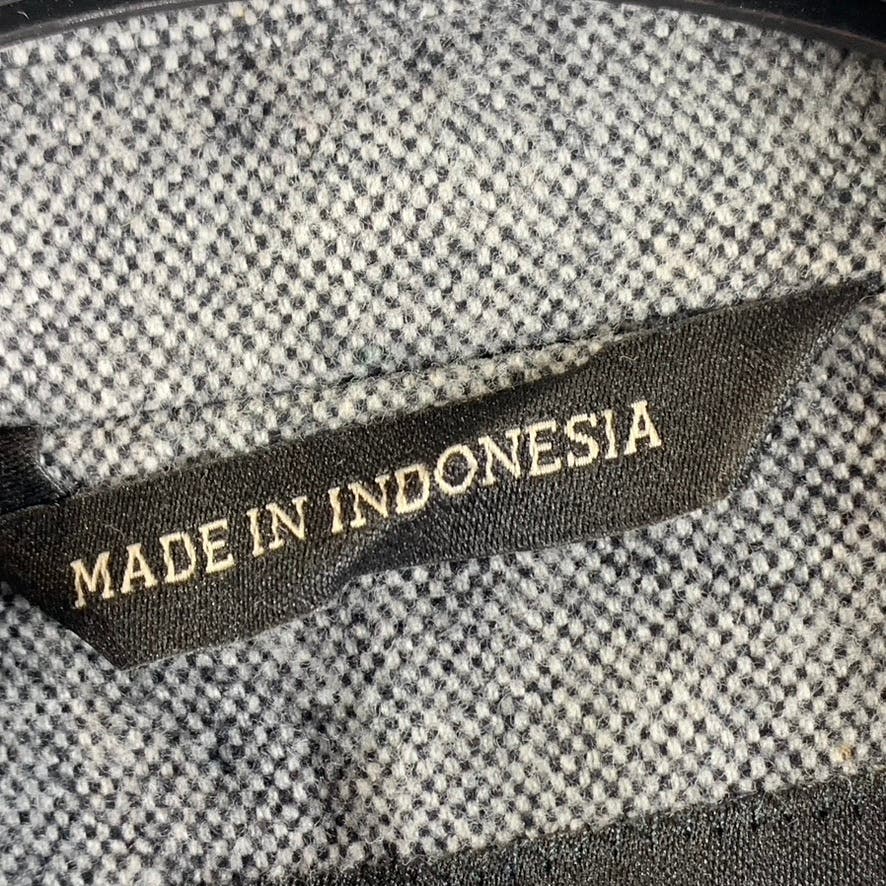 BANANA REPUBLIC Men's Grey Heather Donegal Tailored-Fit Two-Button Blazer SZ 44R